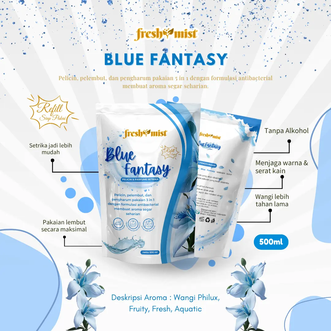 500ml Blue Fantasy