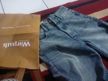 Product Review of WARPATH - Highwaist Baggy Kulot Jeans Double Kancing Celana Wanita Nyaman Non Stretch Panjang from V**᭡ 0