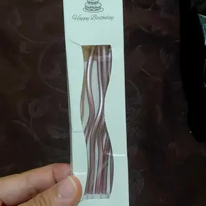 Lilin Ulang Tahun Isi 6 Lilin Spiral Premium Lilin Ulir Metalik Birthday Candle Aesthetic D5001