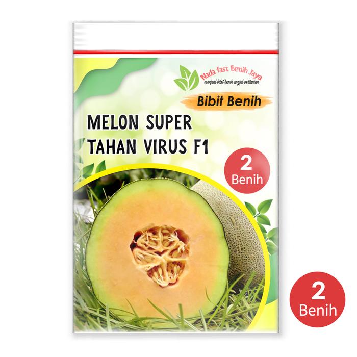 Gambar Benih Melon Tahan Virus  F1 2 Biji  - DISCON SALE Bibit melon super F1 - Melon 2 biji dari Nada fast benih jaya Kab. Banyumas 3 Tokopedia