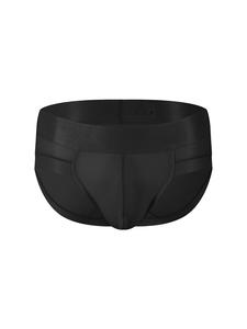 1 Pc Bóxers para Hombre de Moda, Diseño de Malla Transpirable, Levantamiento de Glúteos, Elástico de Borde Estrecho, Suaves y Sólidos