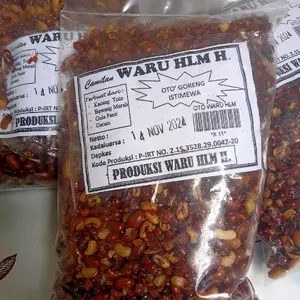 Kacang OTOK Pedas Manis Khas Waru MADURA, Kacang Oto'/Kacang Kolo (EXPIRED TERBARU)
