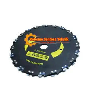 Mata Pisau Bulat Potong Rumput Model Chainsaw