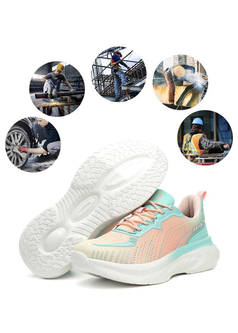 Product Introduction of Women's Steel Toe Safety Shoes, Anti-Smashing, Anti-Puncture, Non-Slip, Wear-Resistant , Work Site Protective Shoes Footwear Comfort Walking Shoes 9