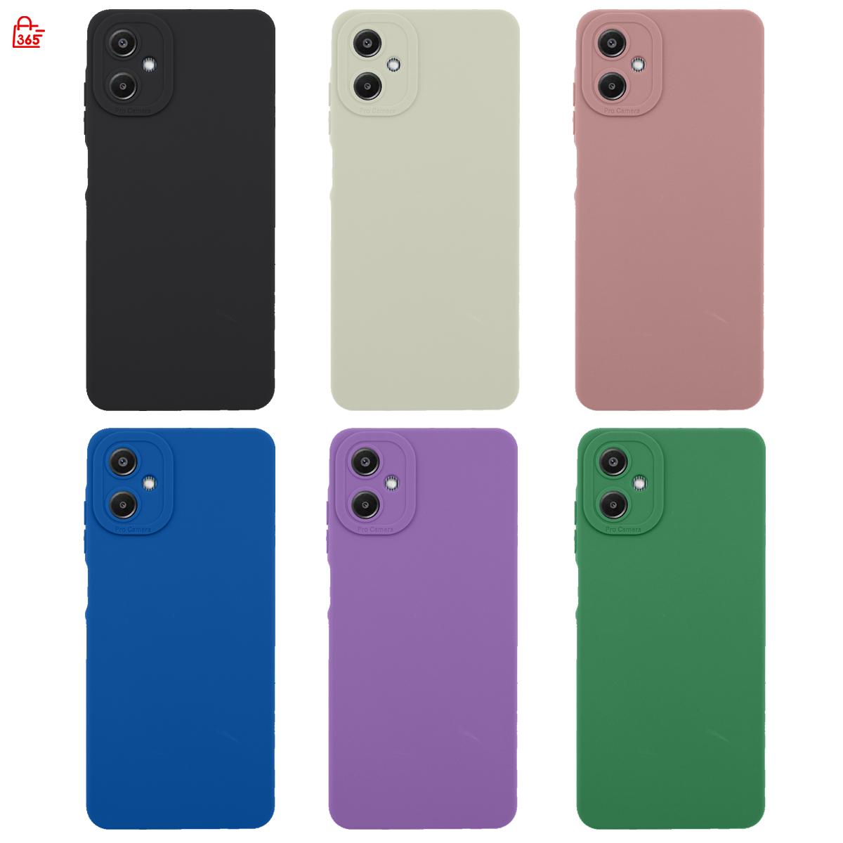 เคส สำหรับ Samsung Galaxy A06 5G เคสซิลิโคนนิ่ม กันกล้อง TPU สีพื้น