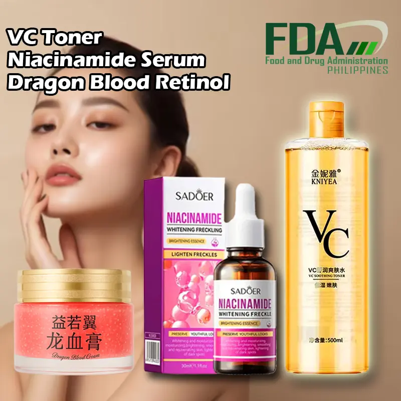 BUY 1 TAKE 2】Vitamin C Toner + AERENEY Sunscreen+ Retinol