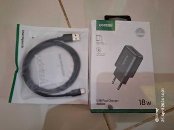 Product Review of UGREEN Charger Android 18W Adaptor + Kabel USB Type C from J**y 1
