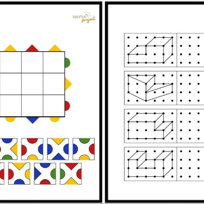 ECER - Lembar Aktivitas Coding for kids Hayya Project - lembar mewarnai worksheet buku edukasi bayi busy book anak 2 tahun coloring 6