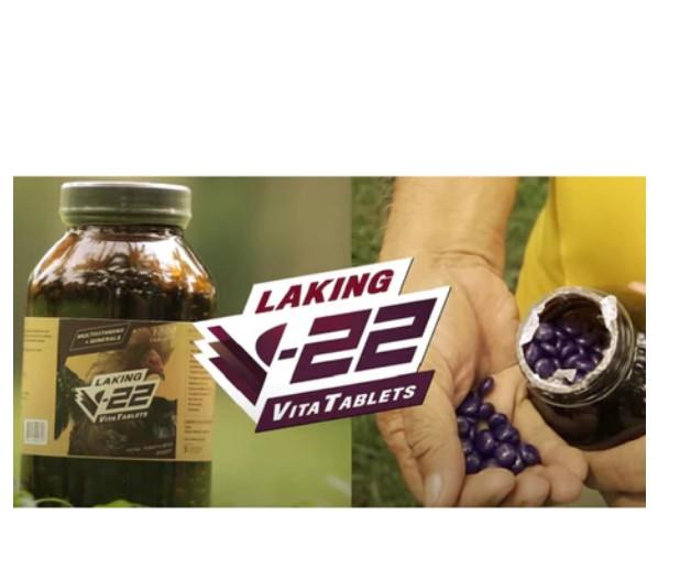 Product Introduction of Laking V22 V-22 Tablet Vitamin Mineral Supplement for cocks, dogs or cats (30 tabs per bottle) 0