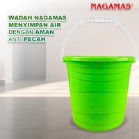 Gambar NAGAMAS Ember Air Plastik 4 GL Water Bucket Diameter 34 Cm Bahan Tebal dan Tidak Mudah Pecah EV002 dari Nagamas Official Store Kota Tangerang 4 Tokopedia