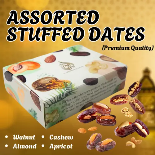 Al-Marwaan Gift Box Dates (Assoted Stuffed Dates | Ajwa)