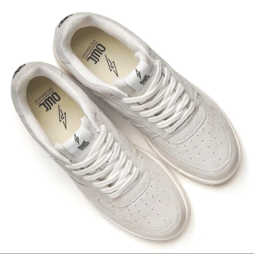 PRAYERKIDS - Sepatu Lokal - OWL X ORA - Offwhite Casual Shoes Sneakers Pria Kasual Wanita Snekers Putih