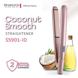 Remington Catokan Pelurus Rambut Coconut Smooth S5901 Remington Catokan Pelurus Rambut Coconut Smooth S5901