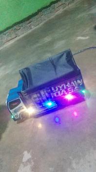 Product Review of Miniatur truk oleng mainan edukasi anak kekinian bisa oleng kanan kiri bisa maju mundur full Variasi lampu oleng dan terpal from D**y 0