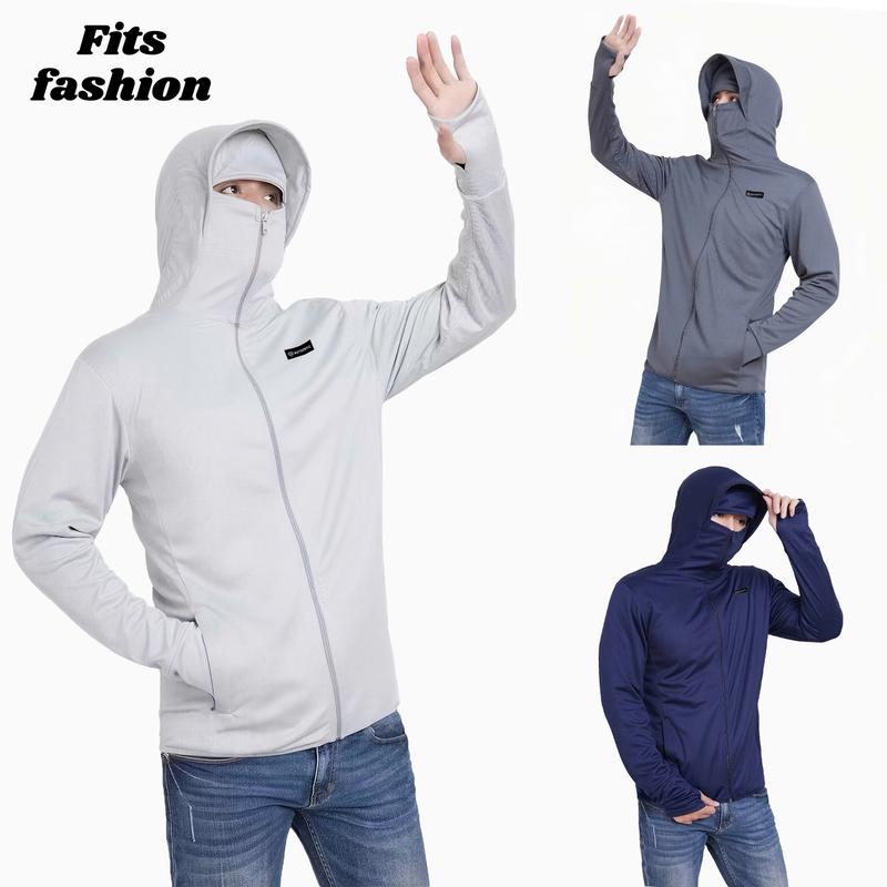 Áo chống nắng nam nữ 2 lớp mẫu mới có che chán, mềm mát, chống UV hiệu quả
