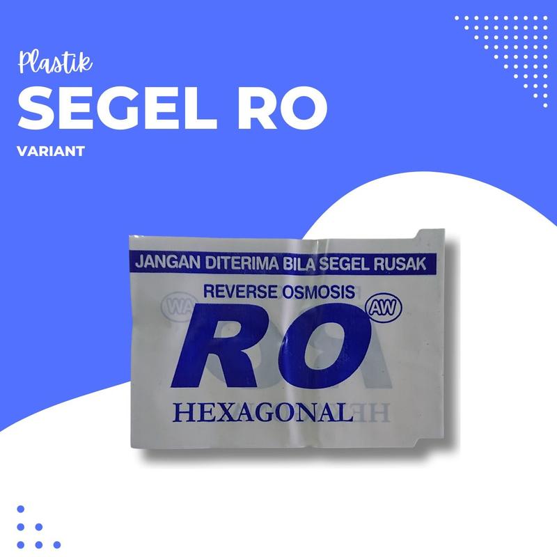 Plastik segel RO ( reverse osmosis ) - berbagai warna 7