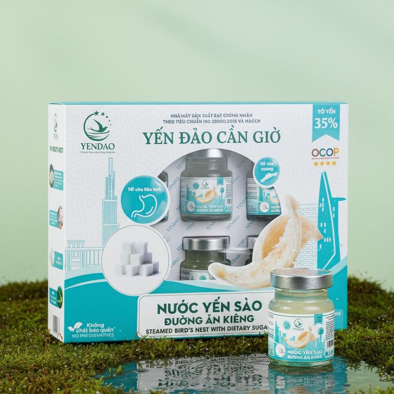 Mua 1 lốc tặng 1 gói thạch yến Yến Đảo – Hũ Yến Chưng Đường Ăn Kiêng 70ml | Lựa Chọn Phù Hợp Cho Chế Độ Ăn Giảm Đường Lốc 6 Hũ