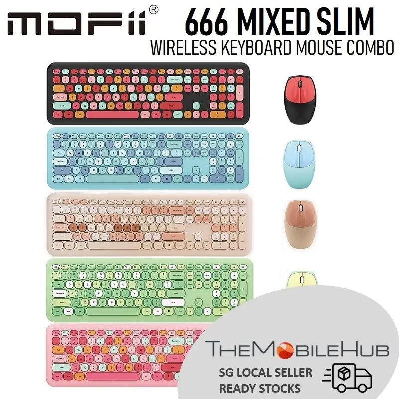 MOFII 666 Full Size Wireless Keyboard Mouse Combo Set 2.4G USB - TikTok ...