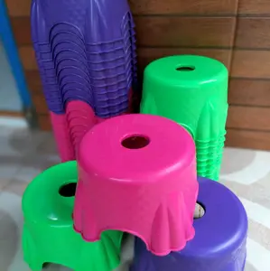 Kursi jongkok anak / bangku plastik tebal warna soft / Kursi Cuci Baju / Kursi Mandi Plastik / Tidak Patah