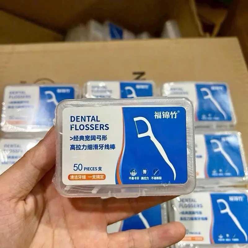 ￼Combo 3 Tăm chỉ nha khoa 1 hộp 50 cái