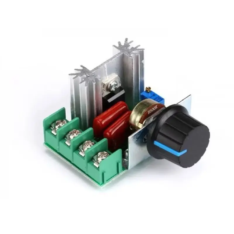 ￼Dimmer SCR 2000W Regulator Voltage 220V AC Motor gurinda bor  Motor Speed Controller  PWM Regulator Dimmer 2000 Watt 0