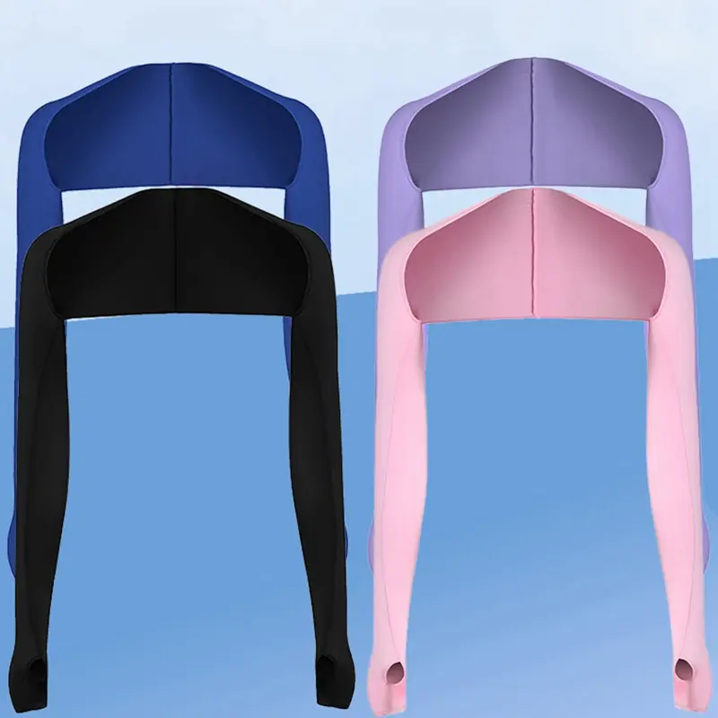 Sun protection shawl sports outdoor shawl sleeves integrated golf sun protection ice silk shawl