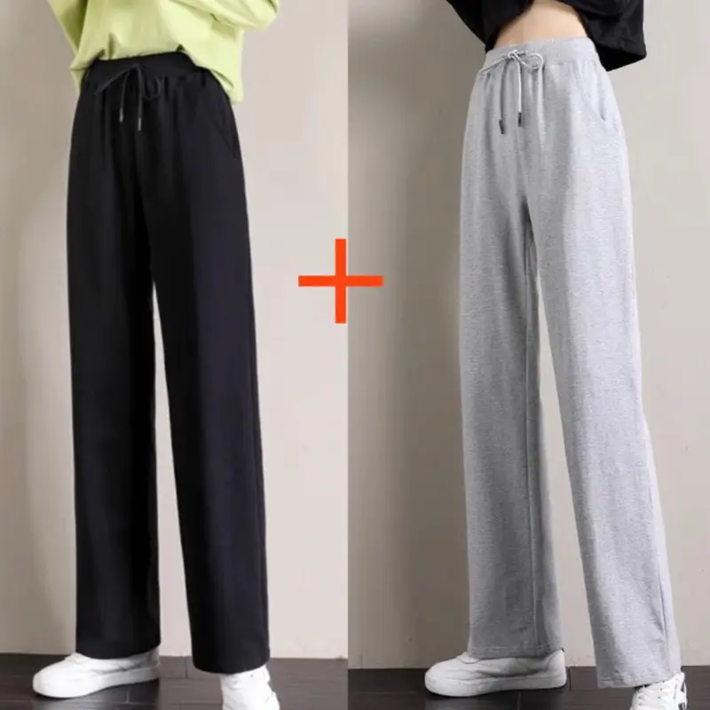 Celana Training Pria / Wanita Dewasa Panjang Unisex Kain Cepat Kering Pants Dingin Sweatpants Trening Training Jogging 5