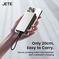 Gambar Kabel Data JETE CA3 Kabel Charger Keychain USB Type C to C 65W Fast Charging Cable Kabel Cas Lanyard Tali Gantung For iPhone Android - Black, Kabel Jete CA3 Type-C to Lightning  dari Doran Gadget Official Store Kota Administrasi Jakarta Pusat 3 Tokopedia