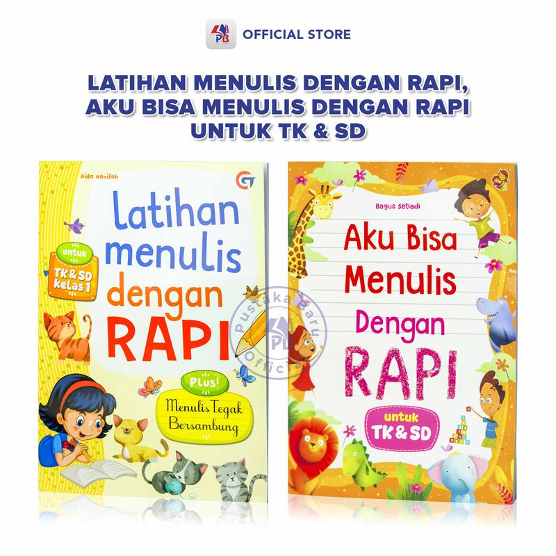 Buku Anak / Aku Bisa Menulis Dengan Rapi Dan Latihan Menulis Dengan ...
