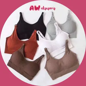 AW BR288 Sport Bra BH Busa Olahraga Pakaian Dalam Wanita Bra Bh Sport Yoga Gym Lari Wanita