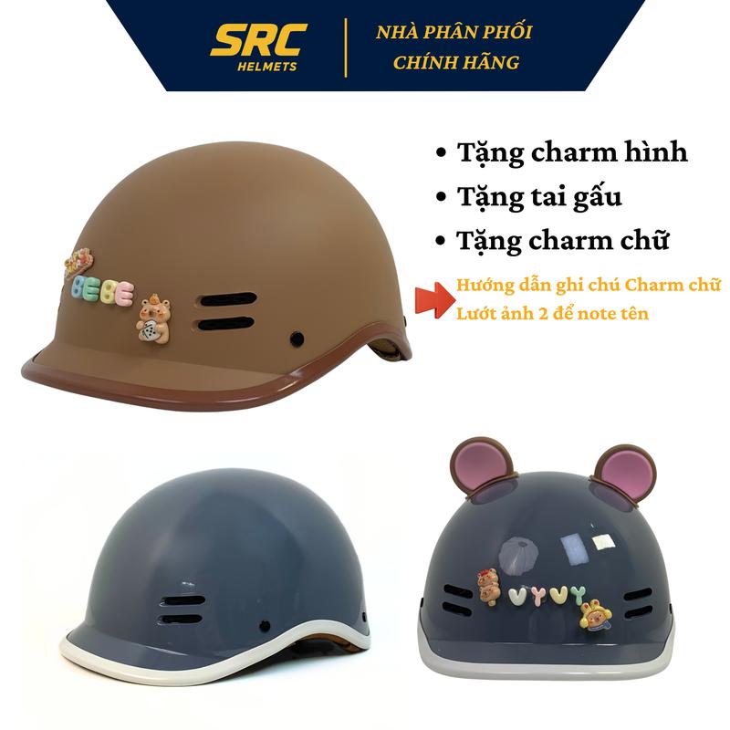 NÓN BẢO HIỂM ĐẠT CHUẨN Nón Bảo Hiểm Kiểu Dáng Cá Heo Chính Hãng Có CR HELMET- KÈM PHỤ KIỆN Bảo Hành 12 Tháng Chất Liệu Nhựa ABS Helmet Phụ Kiện đẹp ĐEN VIÊN ĐEN