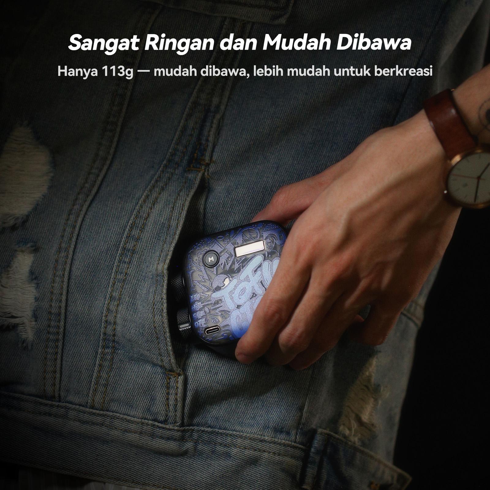 PHOTOOLEX Black Warrior Tofu Light – Lampu LED Kamera Portable RGB 2500–9900K 2000mAh 360° Full Color dengan 21 Efek Cahaya untuk Konten Kreator, Fotografi & Ponsel PHOTOOLEX Black Warrior Tofu Light – Lampu LED Kamera Portable RGB 2500–9900K 2000mAh 360° Full Color dengan 21 Efek Cahaya untuk Konten Kreator, Fotografi & Ponsel