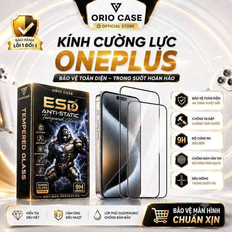 Kính cường lực cho Oneplus nord 5 CE5 phủ nano chống ánh sáng xanh OrioCase Phụ…