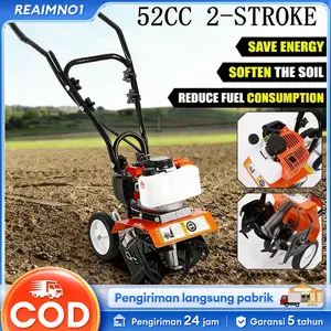 【Diskon 50%】Mini Tiller Bensin Mikro AlatPengolahTanah Kecil Untuk Pembukaan ParitBensinPertanian Mesin Pengolah Tanahmikro Pembajakan  Pembalikan Tanah Danpengolahtanah Putar Reklamasi Iahan Terlantarbensinmultifungsi