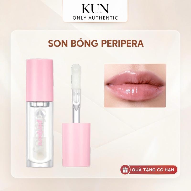 Son Bóng PERIPERA Ink Glasting Lip Gloss Lâu Trôi Không Dính Đầu To Bóng Có Màu - Bebeau - Nữ Women Cosmetic Mỹ Phẩm Trang Điểm
