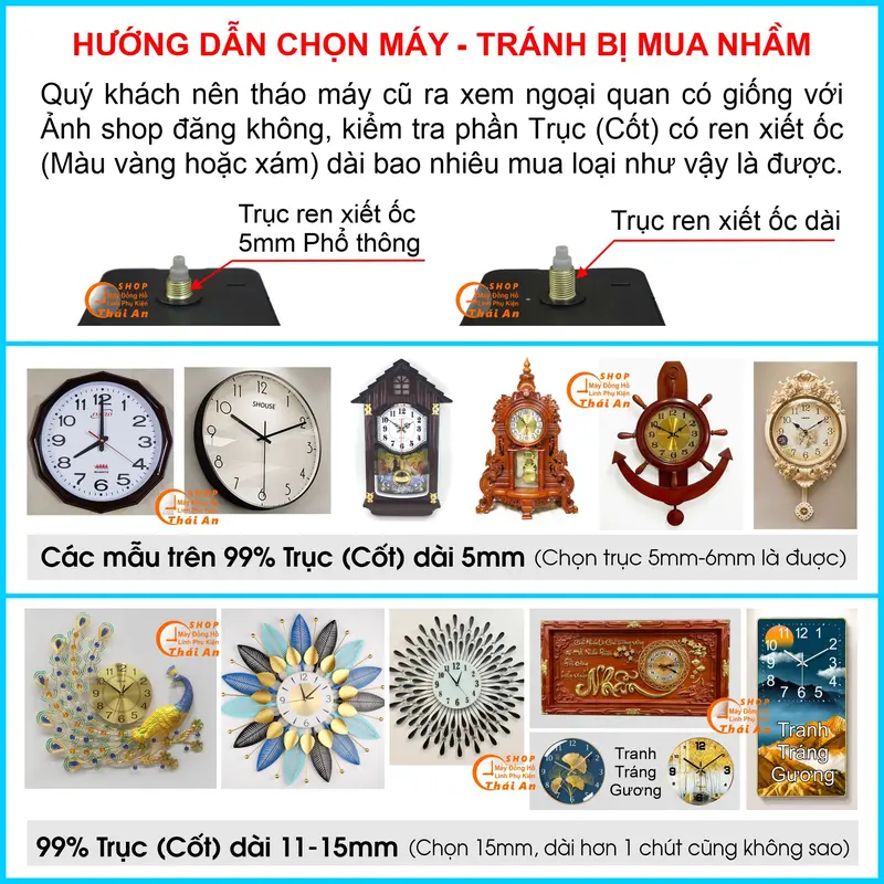 Máy Đồng hồ treo tường Nhật kim trôi (BH 2 năm) 5