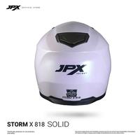 Gambar Helm JPX Full Face Storm X818 Solid - Pearl White, XXL dari JPX HELMET Kab. Tangerang 5 Tokopedia