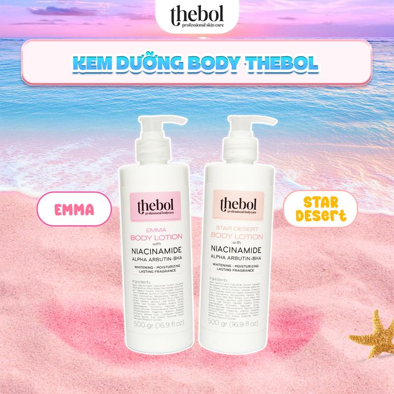 Sữa Dưỡng Thể Sáng Da Thebol Hương Nước Hoa 500gr