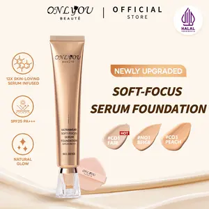 【BPOM Certification ONLYOU Serum Foundation waterproof foundation/ wajah tahan lama/concealer foundation  Liquid Lasting【COD】【BPOM】