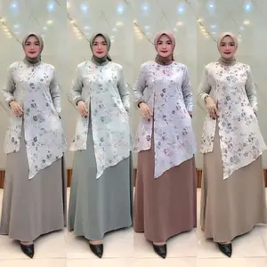 Maisya Dress Vol 2 - Gamis Terbaru Anggun Cantik Elegan - Wudhu Friendly Busui Friendly