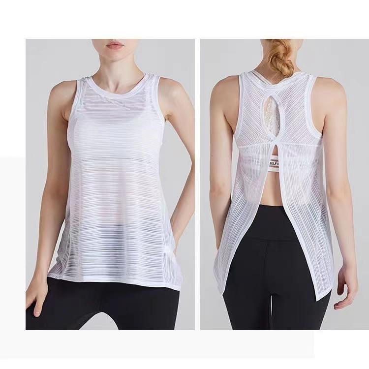 Product Introduction of Áo Vest Yoga Nhanh Khô Cho Nữ, Áo Thể Thao Thoáng Khí, Không Tay, Làm Đẹp Lưng, Chạy Bộ, Thể Dục, Tập Gym, Áo Ba Lỗ 34