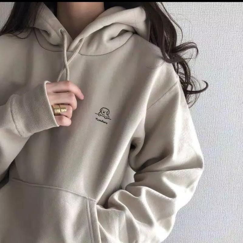 SWEATER POLOS HOODIE JUMPER DOGGIE PRIA WANITA SIZE M - XXL 0