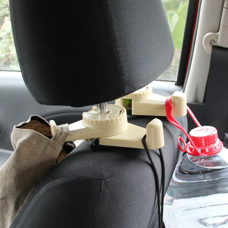 Dual hook hook personalized car mounted rear seat mobile phone rack car interior automotive supplies-G04A