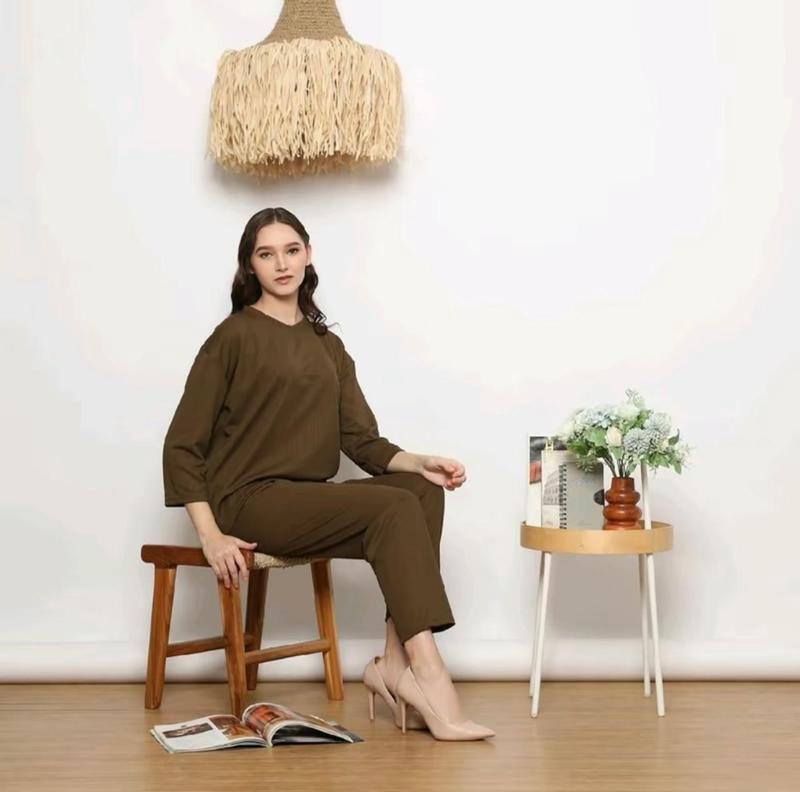SETELAN KNIT HARGA SATUAN Model STANDAR SAMA PANJANG BUKAN PINGUIN 4