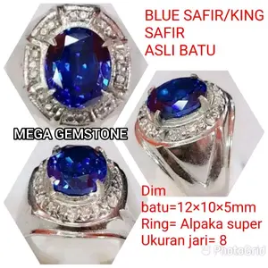 CINCIN BATU BLUE SAPPHIRE CUTTING CRYSTAL TOP