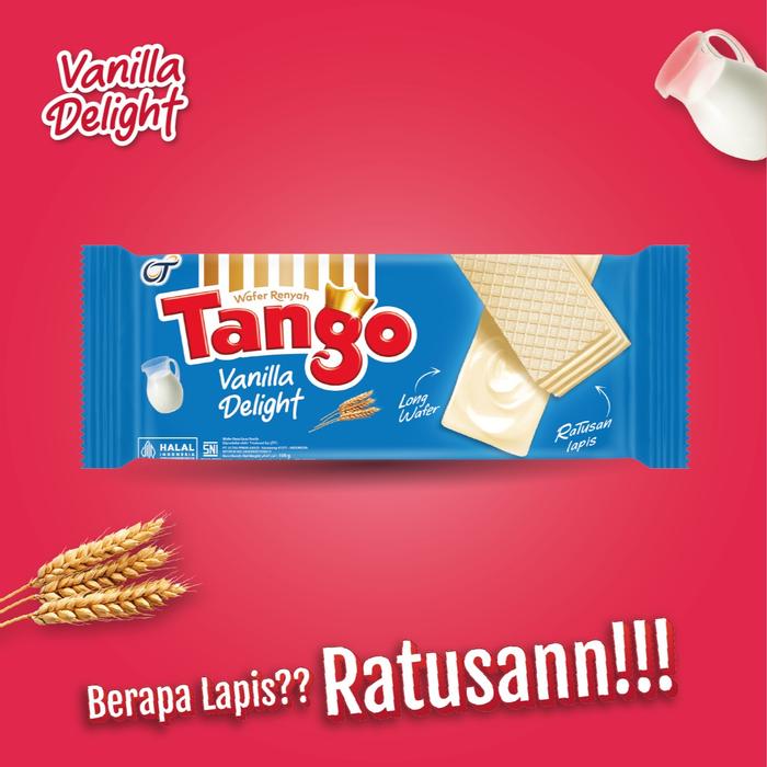 Gambar [Exclusive Top Creator] Tango Wafer 100 Gram [1 Karton isi 24 Pcs] Royal Chocolate/Vanilla/Cheese/Coconut/Milky Chocolate/Tiramisu/Javamocca | BPOM Halal - Royal Chocolate dari OT-Store Kota Administrasi Jakarta Barat 5 Tokopedia