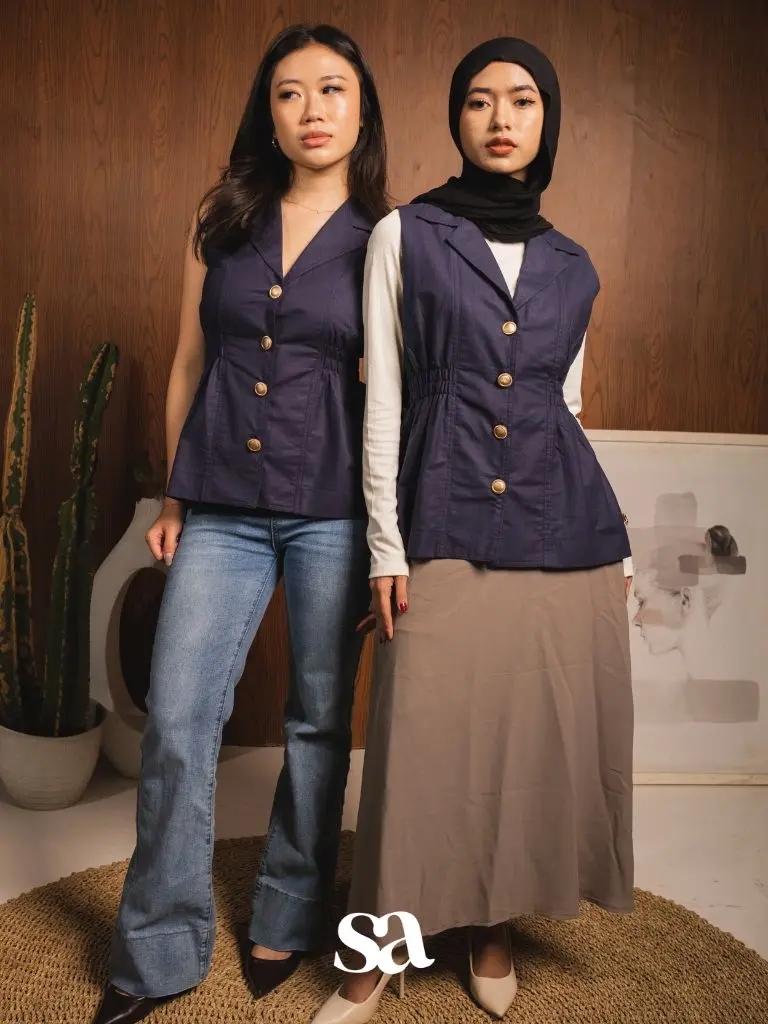SANE - Katniss Top - Atasan Vest Wanita CNY