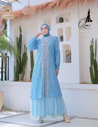 Gambar GAMIS OZIAS BROKAT FIMELA 09989 LD 105 I Gamis Fashion Muslimah Wanita Nyaman - lilac dari Ozias.id Kota Administrasi Jakarta Barat 1 Tokopedia