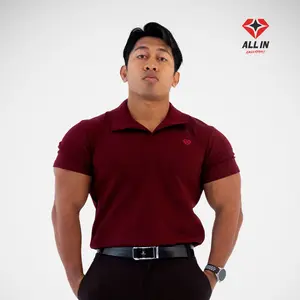 Polo Motion Knit - All In Chris Putra - Premium Mango Knit T-Shirt Pria Oversize Baju Knit Pria Casual Comfortable