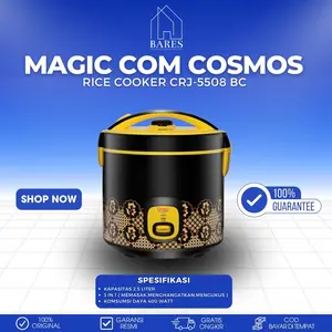 ￼COSMOS Magic Com 2.5L Rice Cooker CRJ-5508 BC Motif Batik